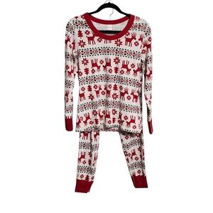 Hanna Andersson Womens Pajamas M 2 Pc Holiday Winter